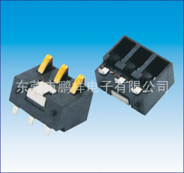 CP70系列，2.5mm彈片電池連接器