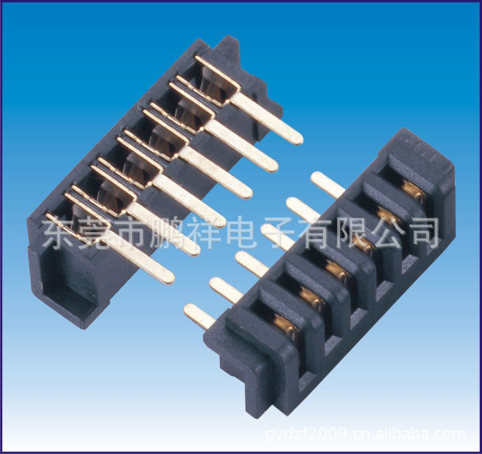 2500系列，2.5mm間距電池母座無(wú)防