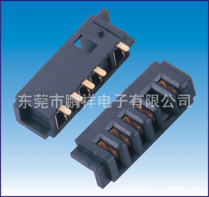 2504系列，2.5mm左防呆電池母座SM