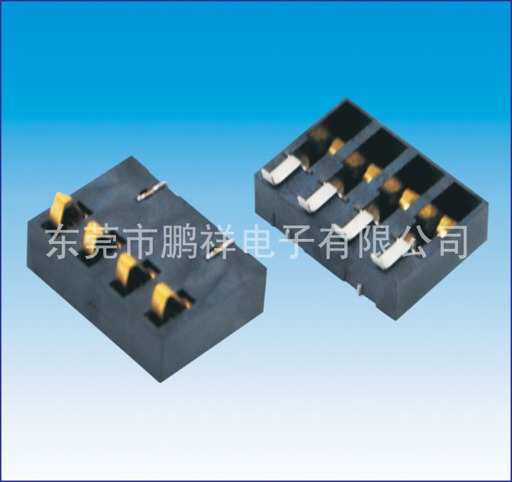 CP75系列，2.5mm彈片電池連接器